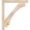 Ekena Millwork Imperial Block Smooth Bracket w/ Offset Brace, Douglas Fir, 5 1/2"W x 42"D x 48"H BKT0604X42X48IMP05SDF - alternate 2